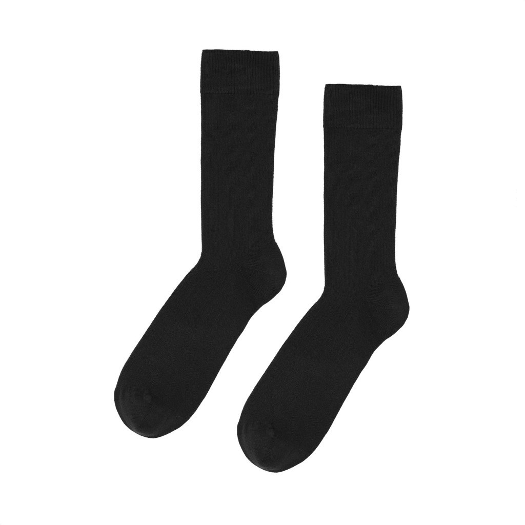 CS6001-6002 Classic Organic Sock Deep Black