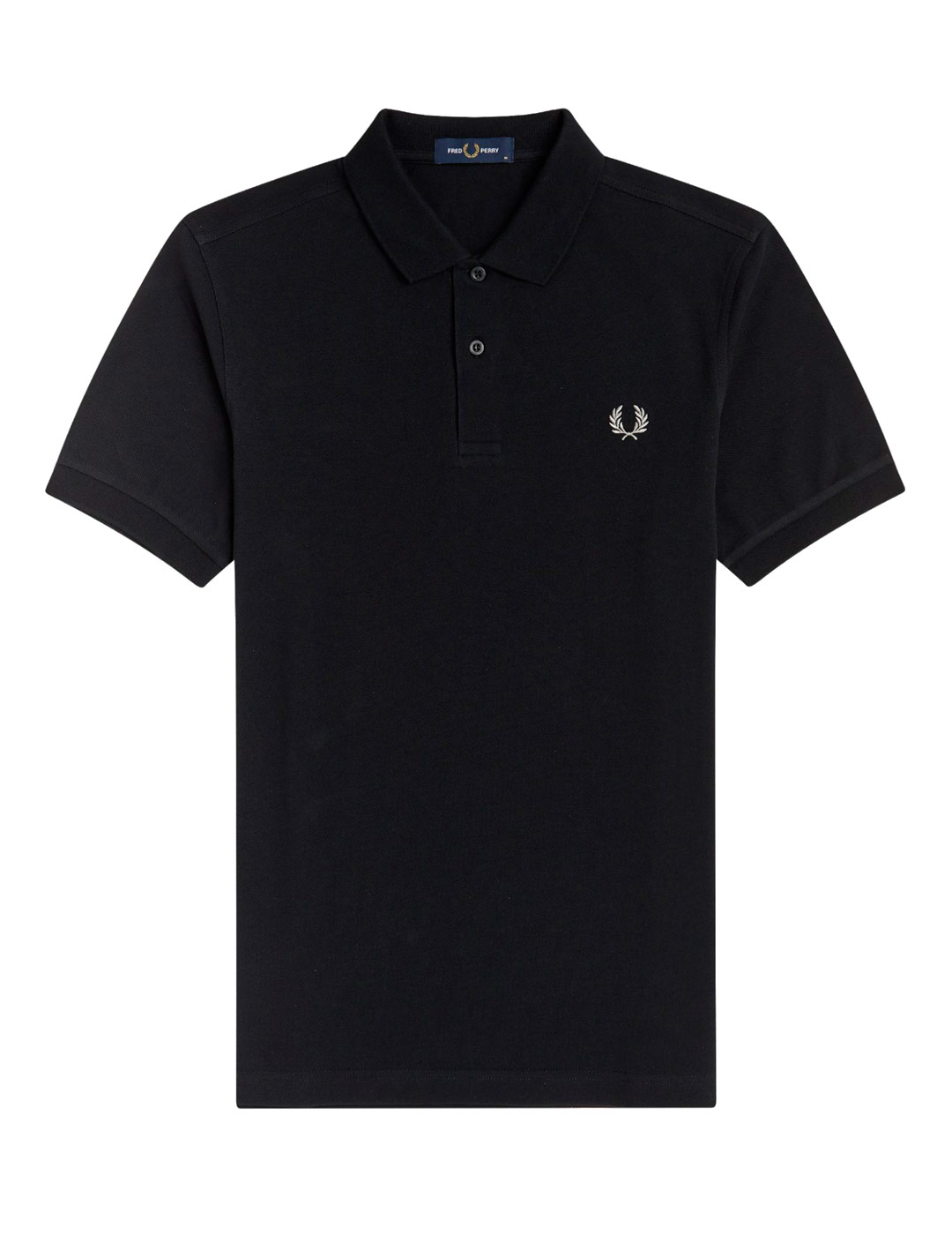 Plain Polo Shirt M6000 Black