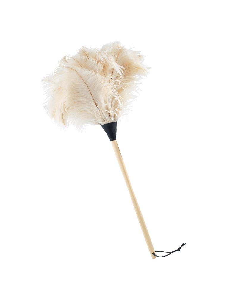 Redecker Ostrich White Feather Duster 70 cm
