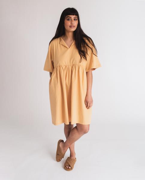 Beaumont Organic SUMMER Anny Organic Cotton Dress In Gold