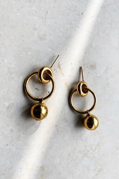 Layla Solid Ball Earrings