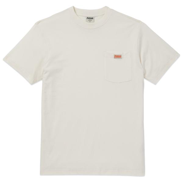 Trouva: Ranger Solid One Pocket T Shirt Off White