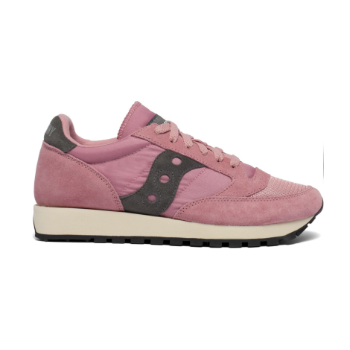 Saucony  Jazz Vintage Shoes Suede Logo Pink/Grey Women
