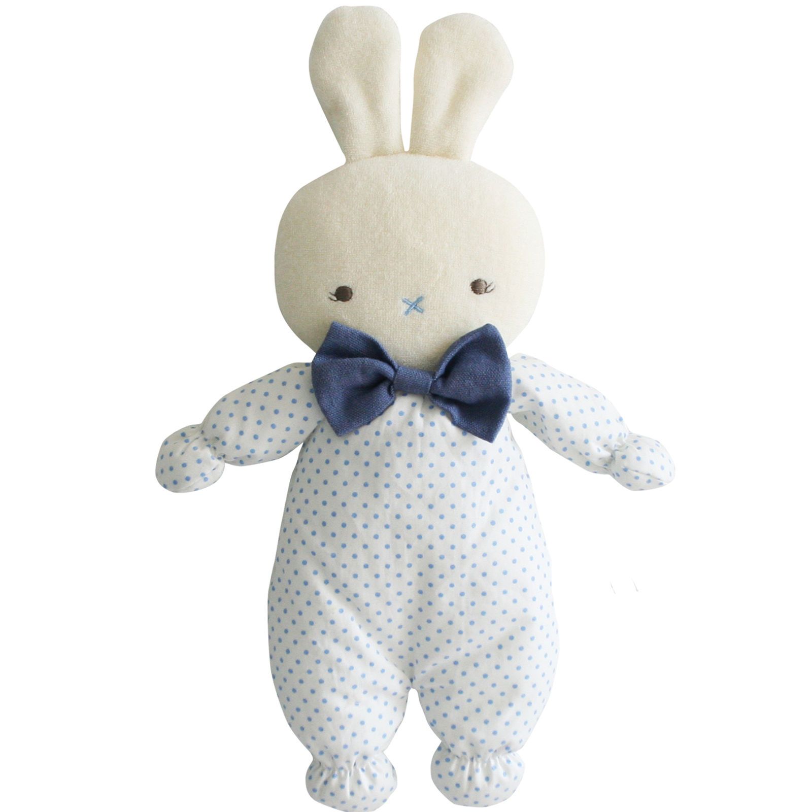 Cute Blue Bunny Sleeping Doll