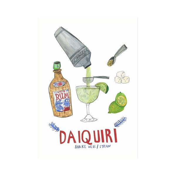 Dick Vincent Daiquiri Cocktail Art Print