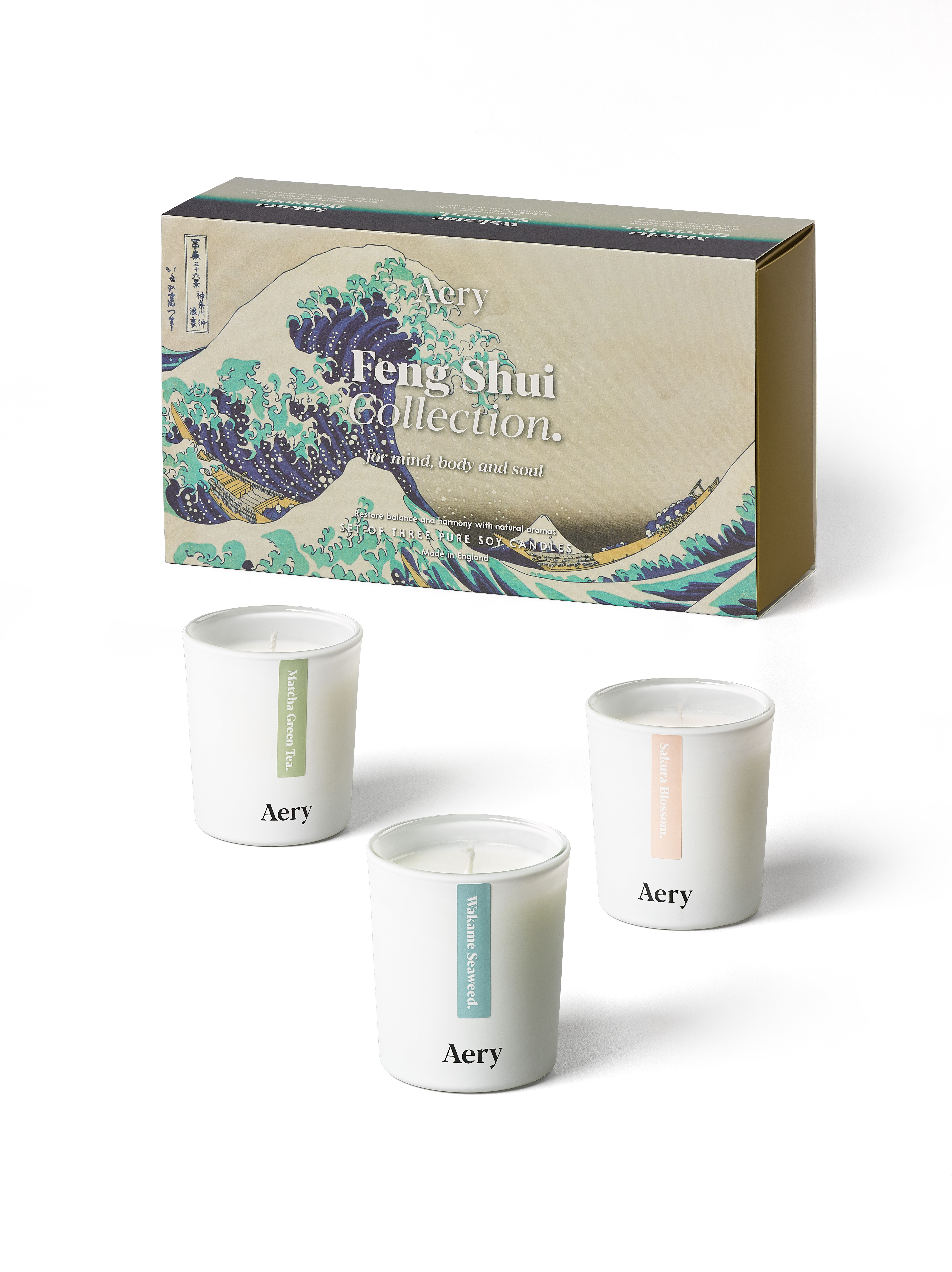 Aery Feng Shui Set of 3 Votive Candles Gift Collection