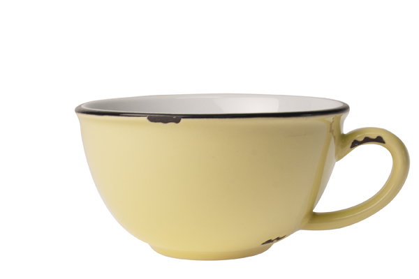 Canvas Home Yellow Cafe Au Lait Vintage Tinware Mug