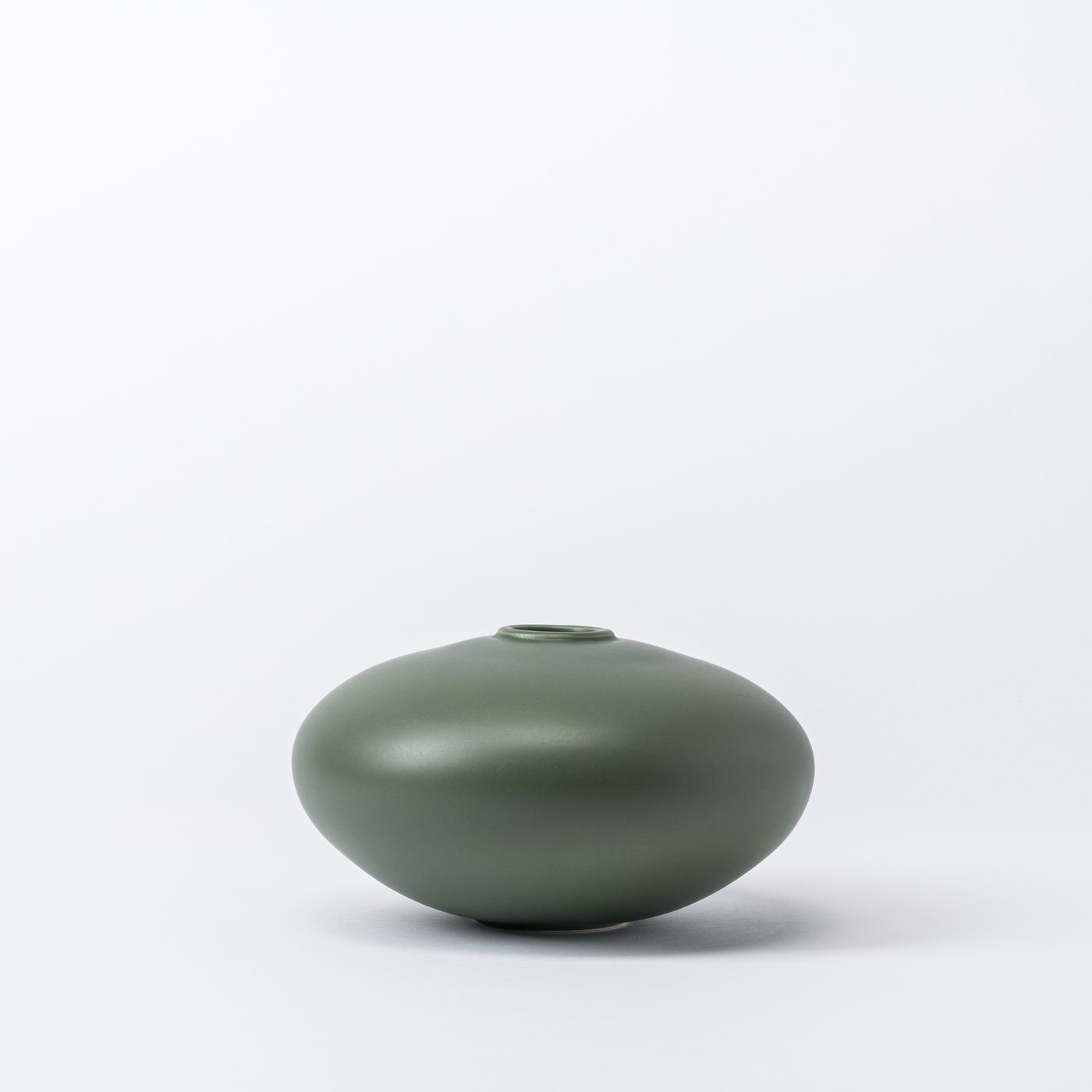 raawii Alev Small Vase - Elm Green