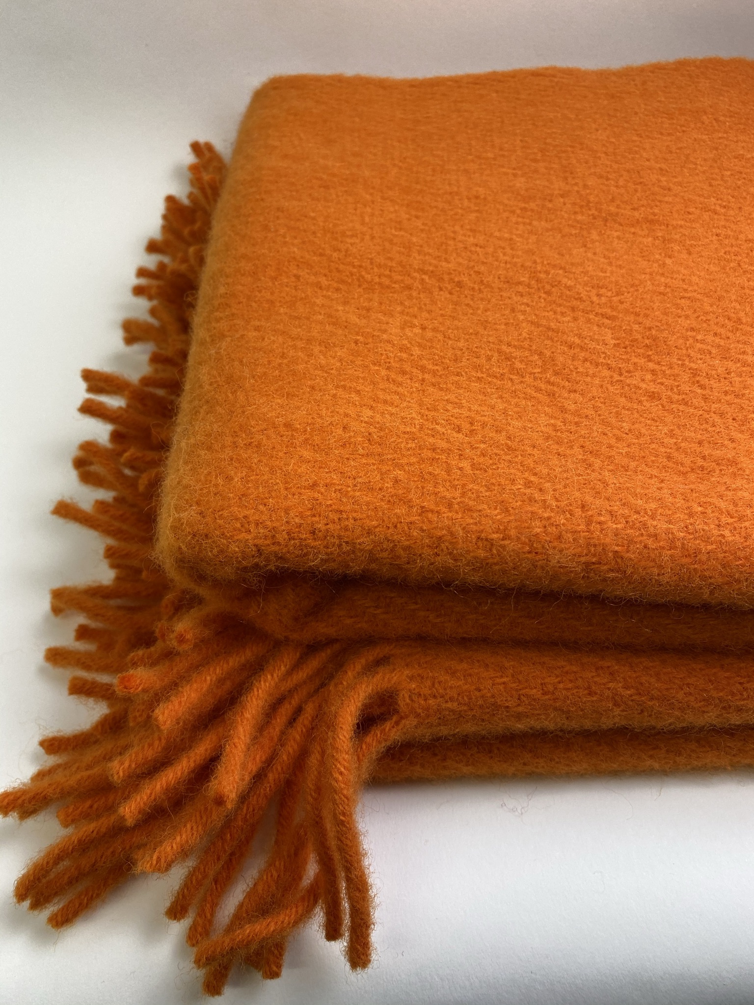D&T Design Blanket Wool Basic Orange FB 37