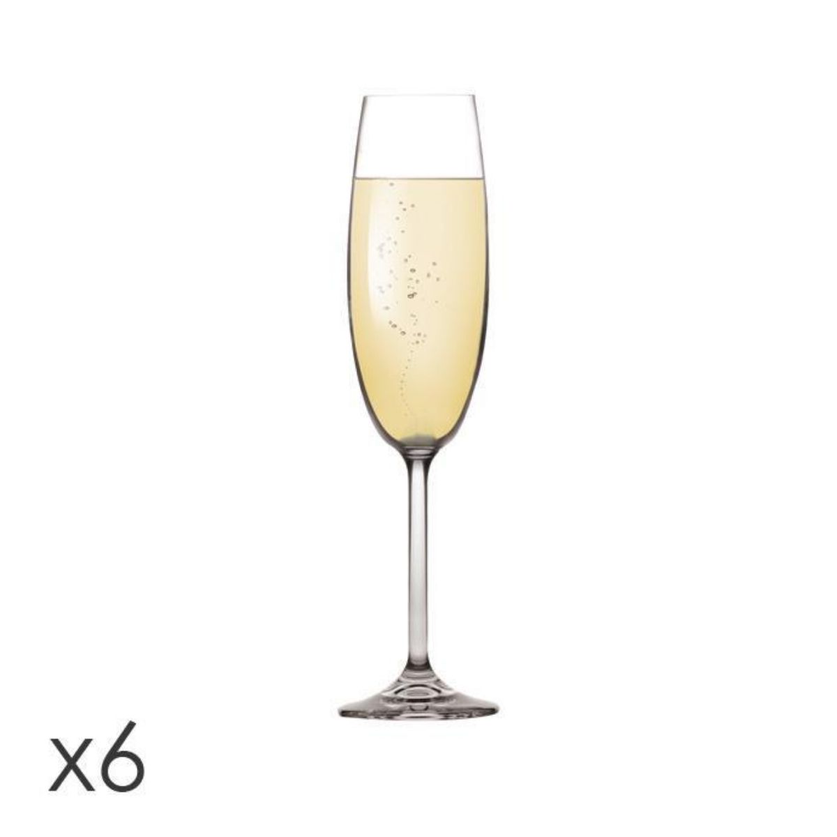 Sagaform Set of 6 Champagne Glasses