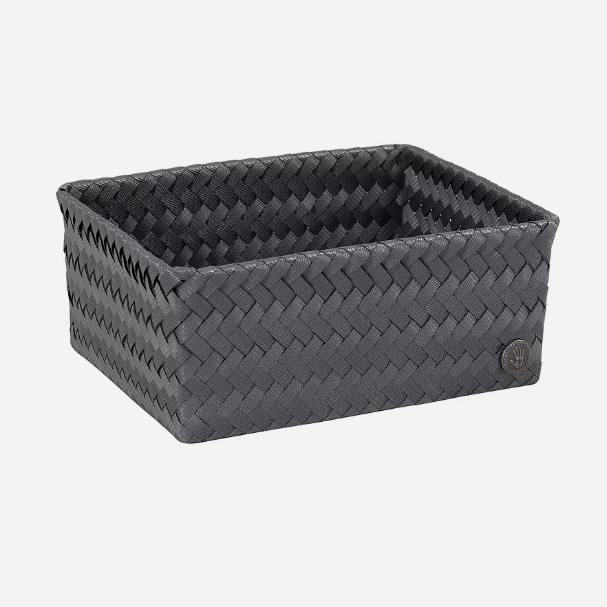 Handed By  Medium High Fit Basket Eco Friendly Recycled Plastic Dark Grey