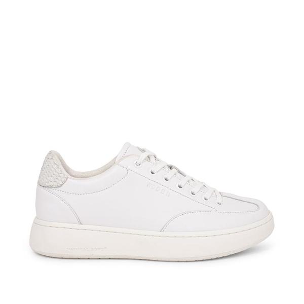 Pernille Leather Bright White Trainers Sneakers