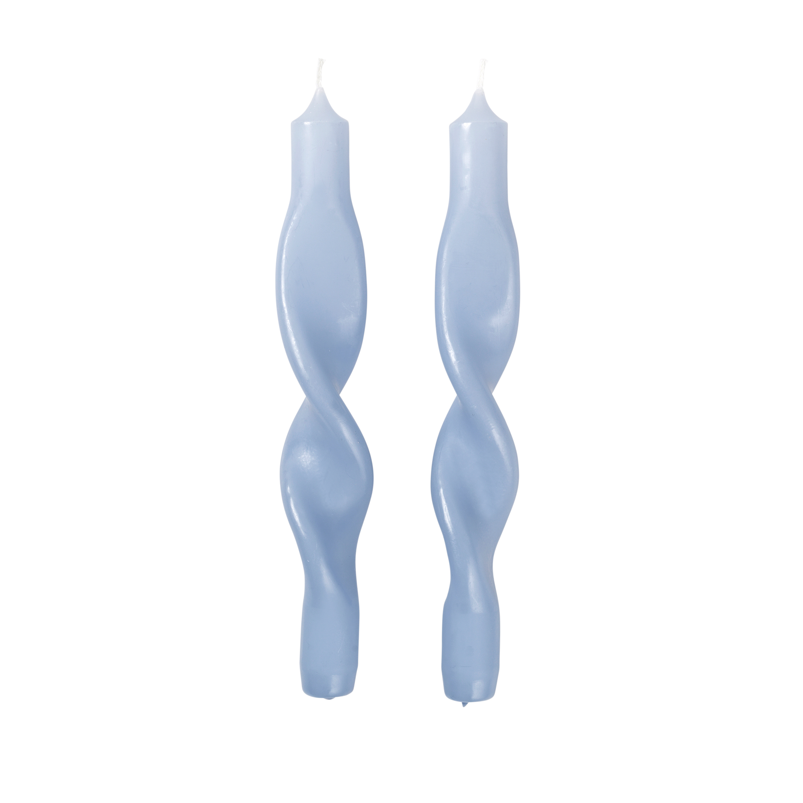 Twisted Candles Plein Air Light Blue Pack of 2