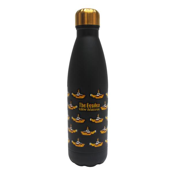 House of disaster The Beatles Yellow Submarine Stainless Steel Flask - Black