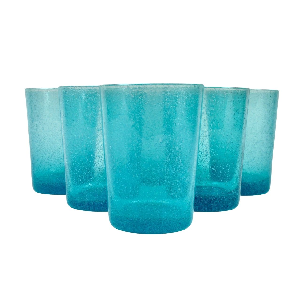 British Colour Standard Boxed Set of 6 Recycled Glass Tumblers - Honey Bird