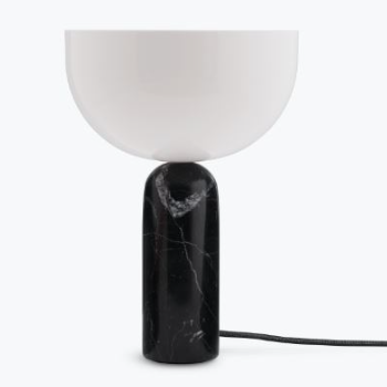 New Works Small Kizu Table Lamp Black Marble