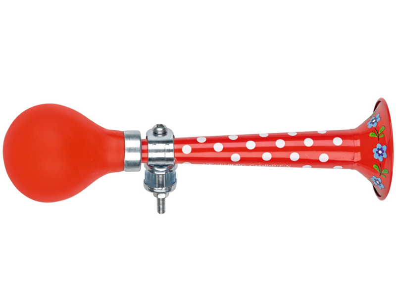 spiegelburg Red Bicycle Horn with Polka Dots