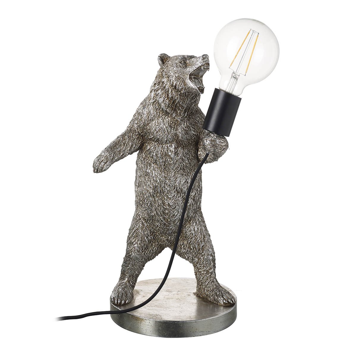 Elvis The Bear Lamp - Platinum