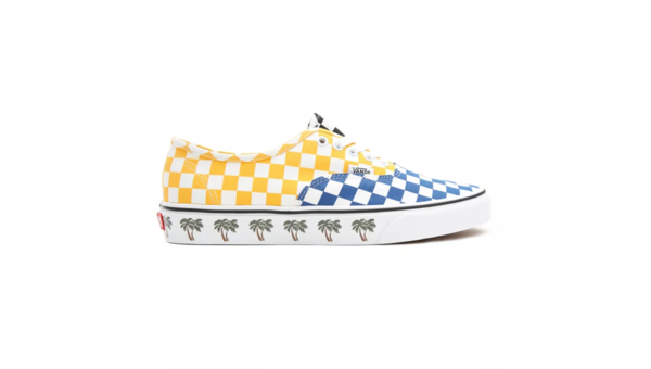 Sidewall Authentic Shoes Palm Tree Checkerboard