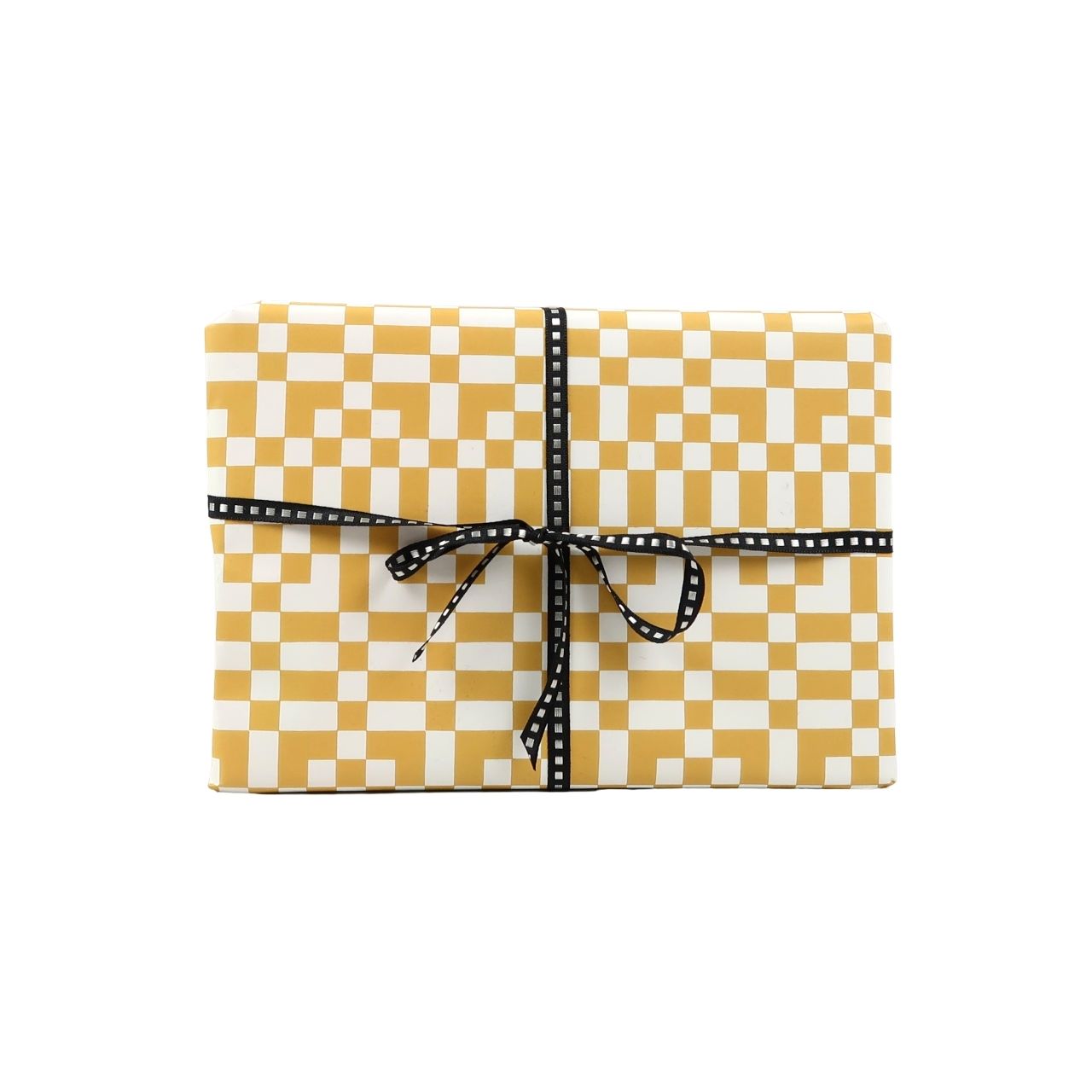 Ola 10 Sheets of Gift Wrap - Otti Mustard