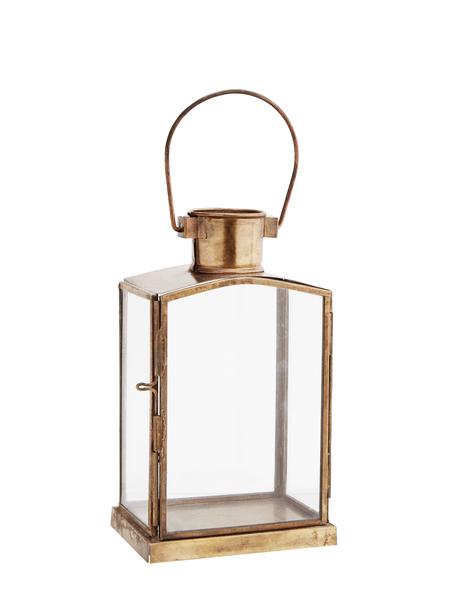 Madam Stoltz Antique Brass Mini Lantern