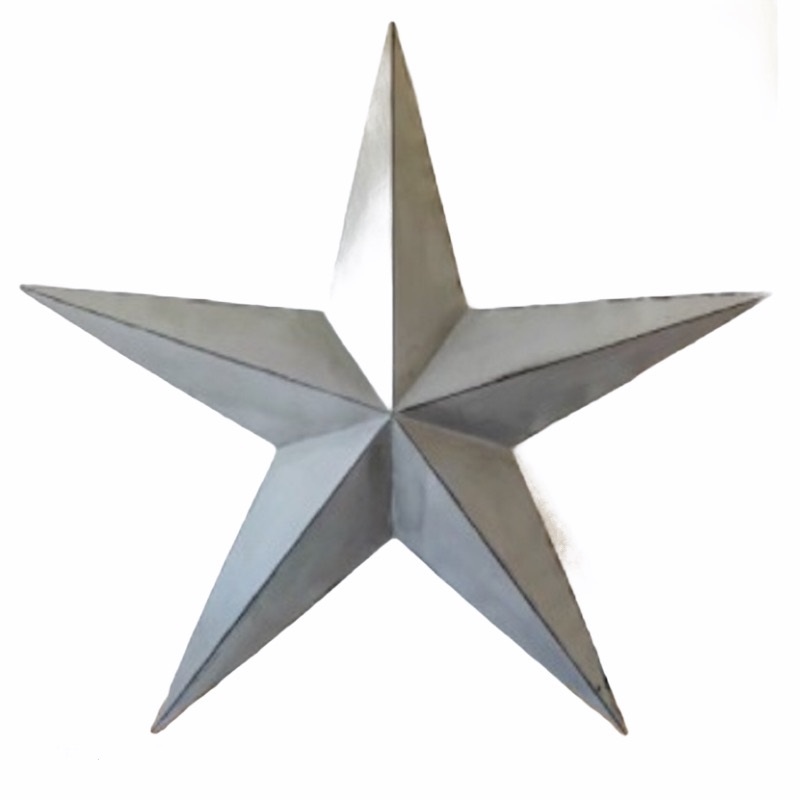 Grey Metal Barn Star, Large