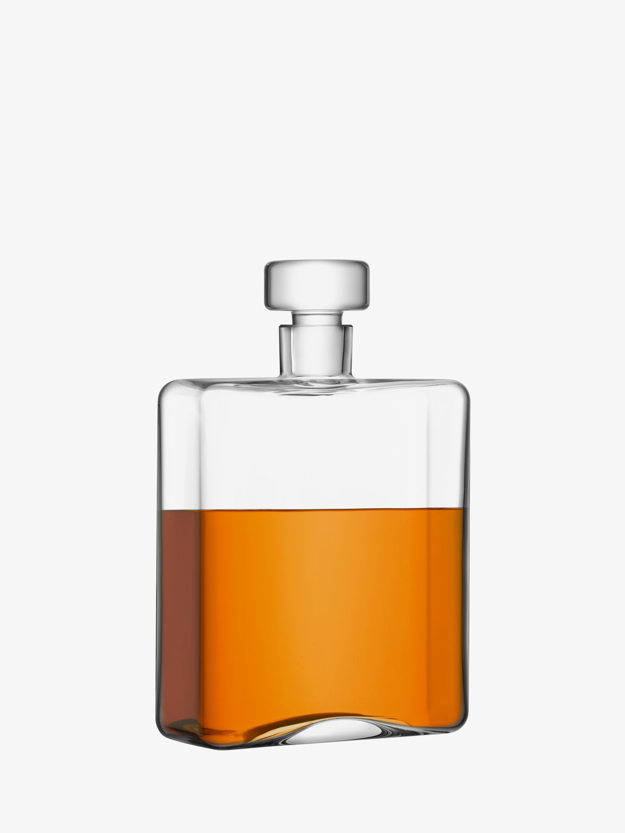 LSA International Cask Whisky Oblong 1 Litre Glass Decanter 