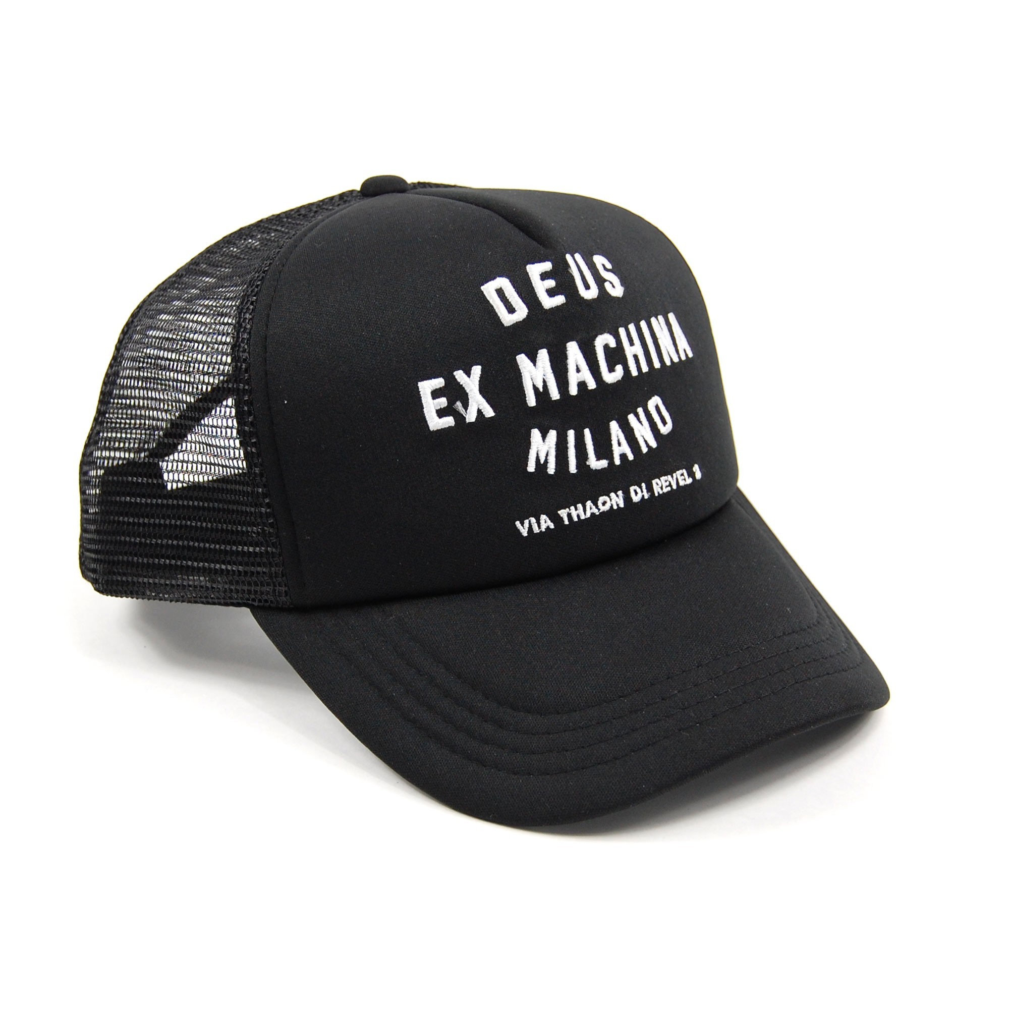 Black Milano Address Trucker