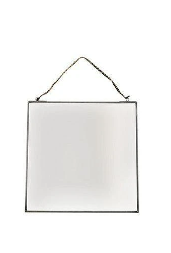 Kiko Small Antique Zinc Mirror