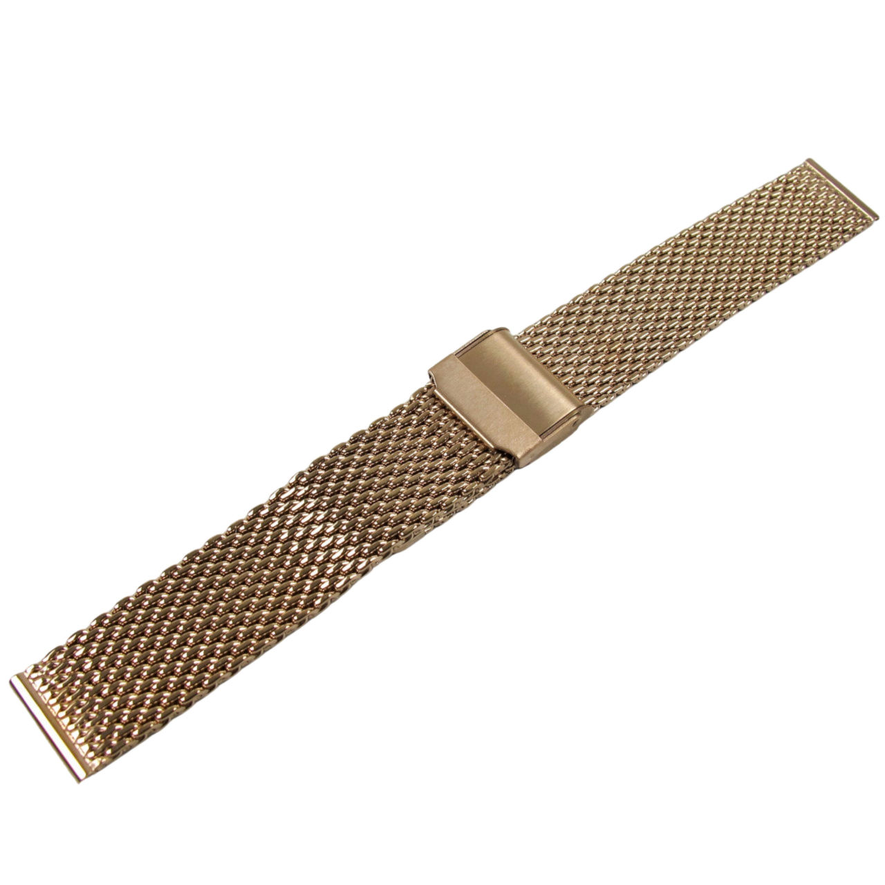 Pink Gold Plated Milanese Mesh Watch Bracelet