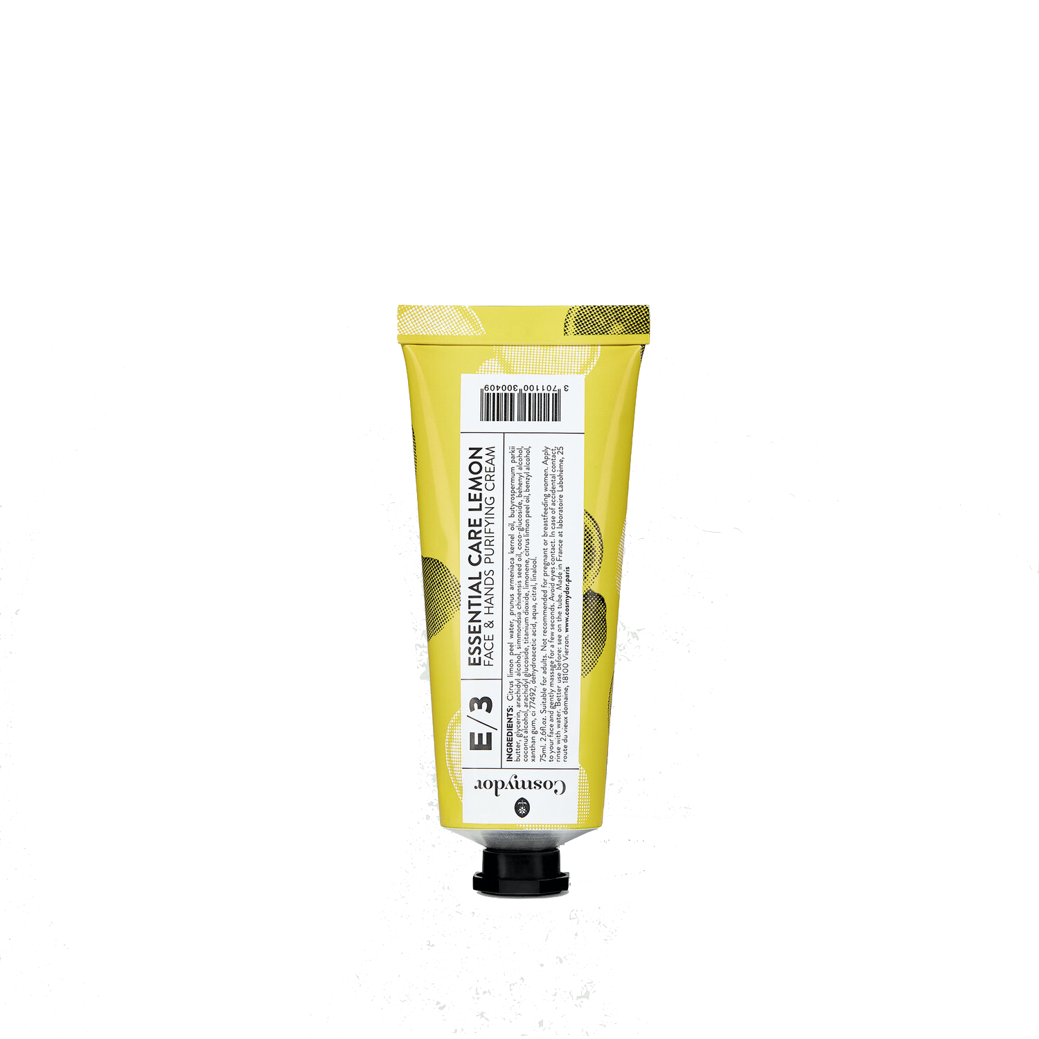 Cosmydor Organic Hand & Face Cream - Essential Care Lemon 75 ml