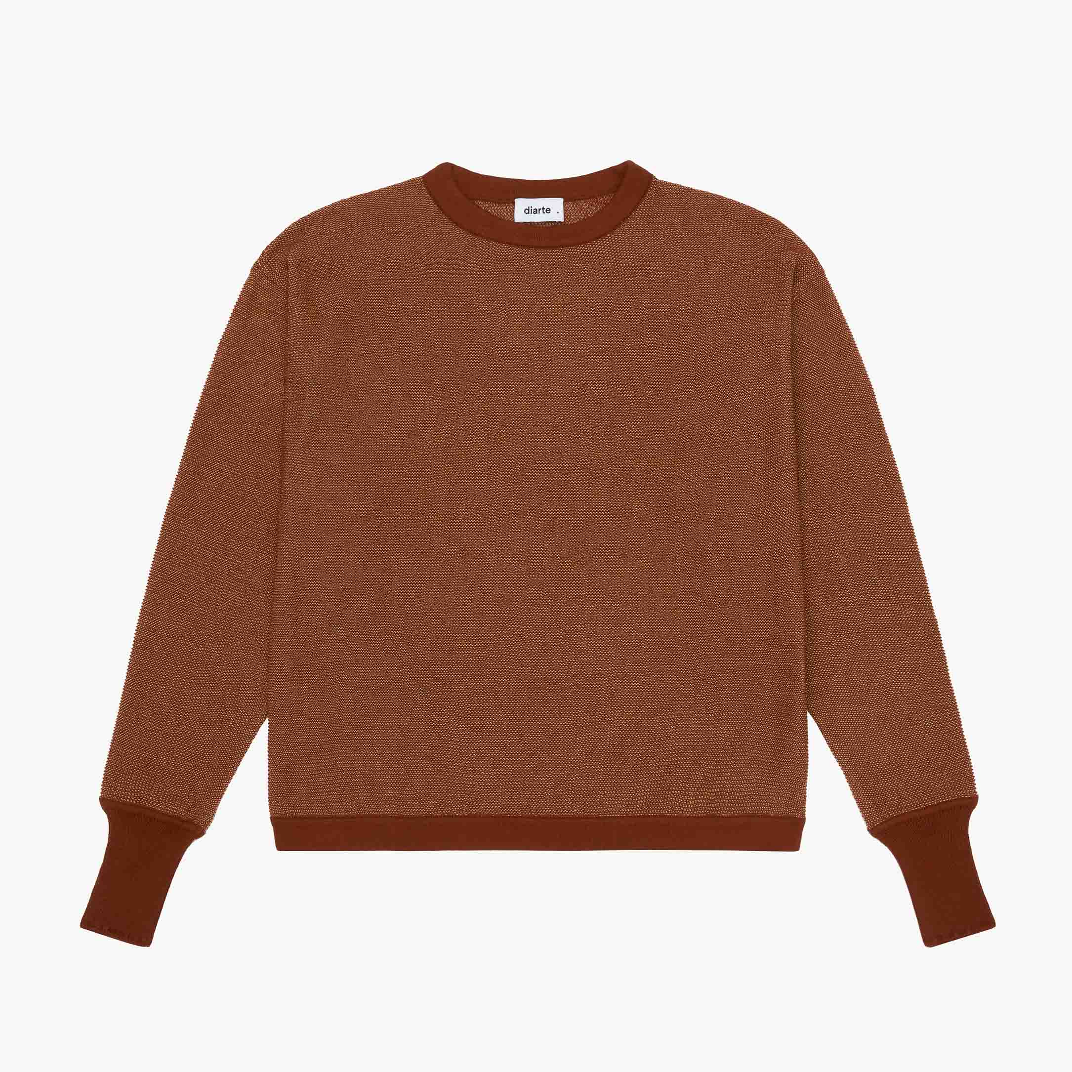 Diarte Brick Omega Cotton Sweater
