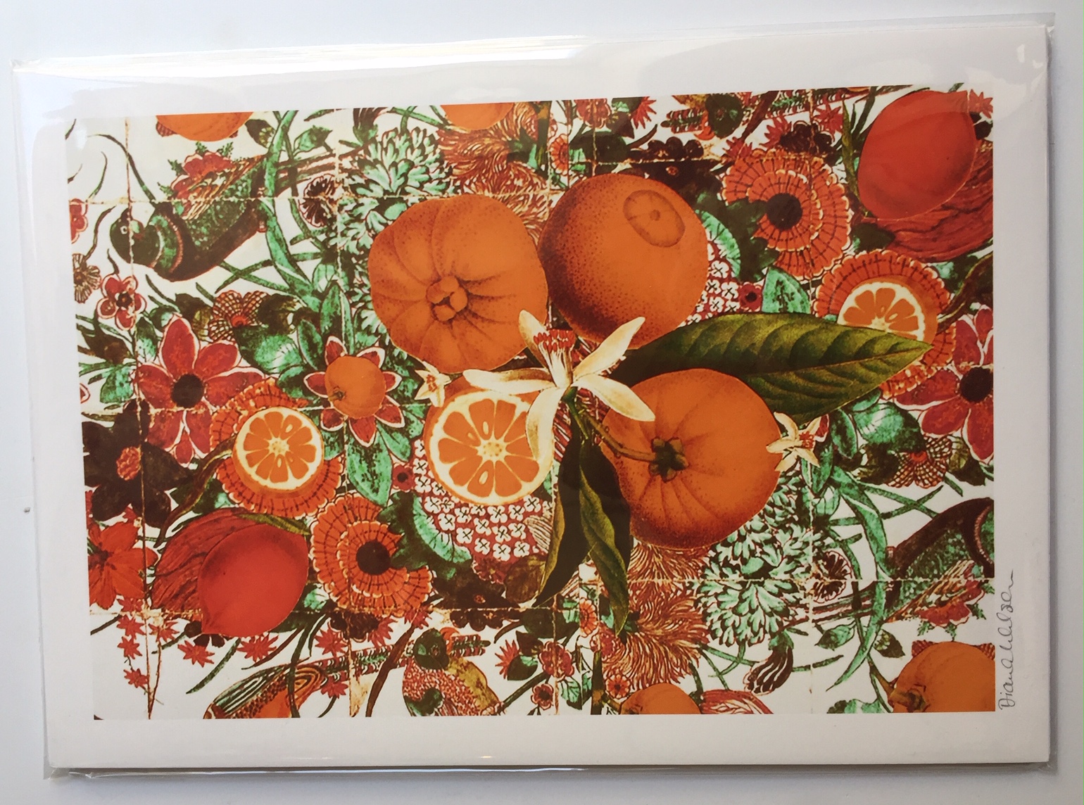 Diana Wilson Arcana Orangello A4 Art Print