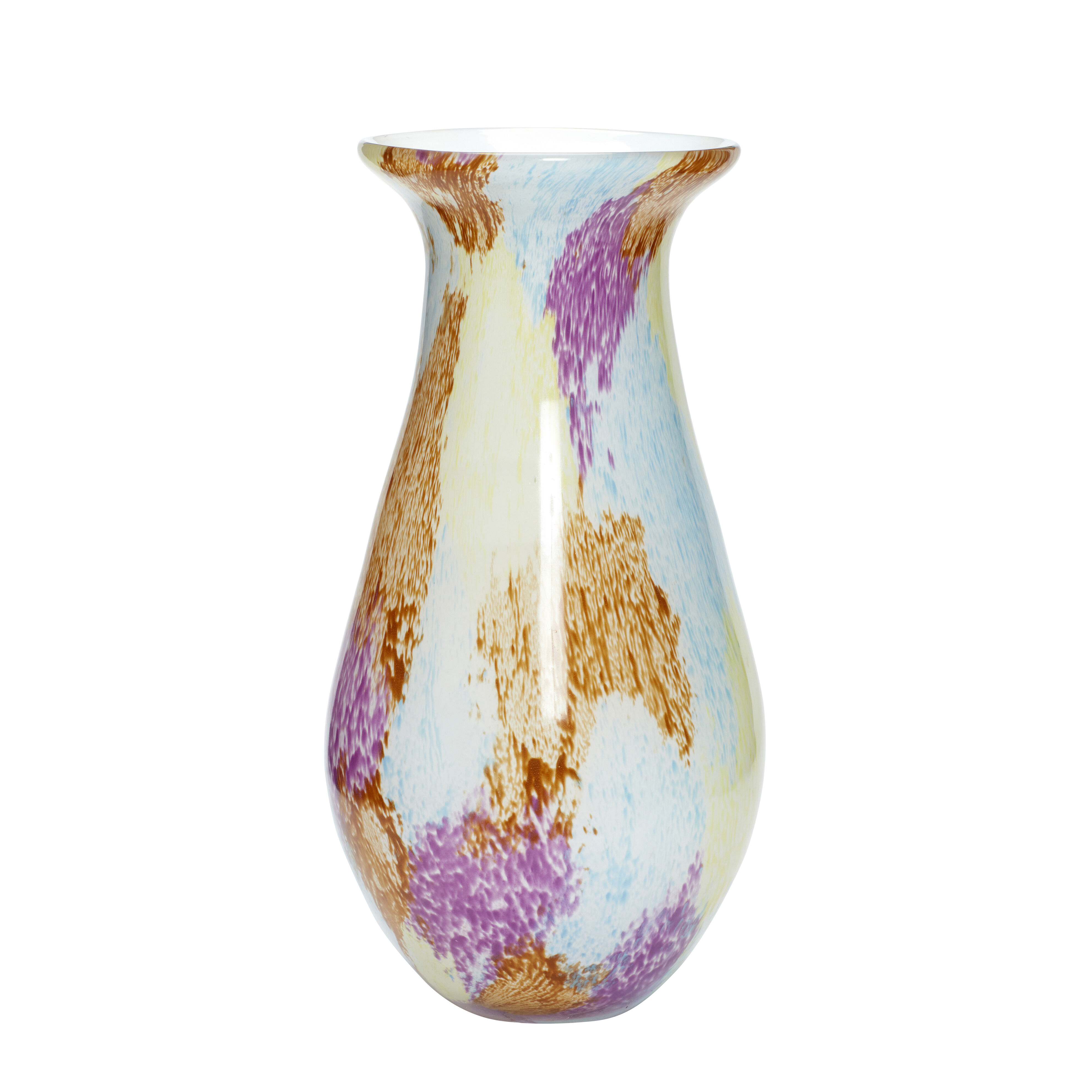 Hubsch Multicolour Glass Vase