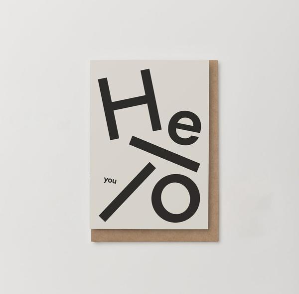 | Hello You | Greetings Card