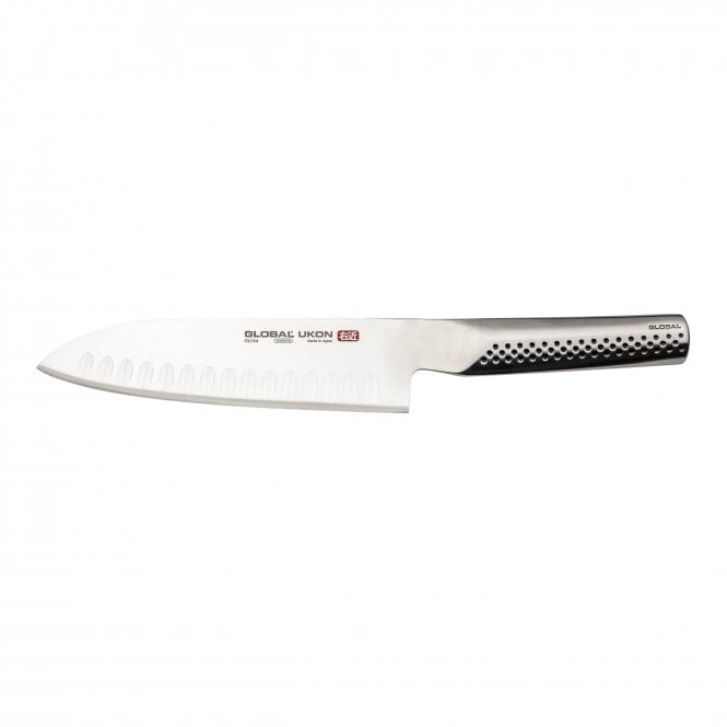 Global New Ukon 18.5cm Blade Santoku Knife