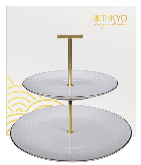 Tokyo Design Studio Cake Stand Nippon White