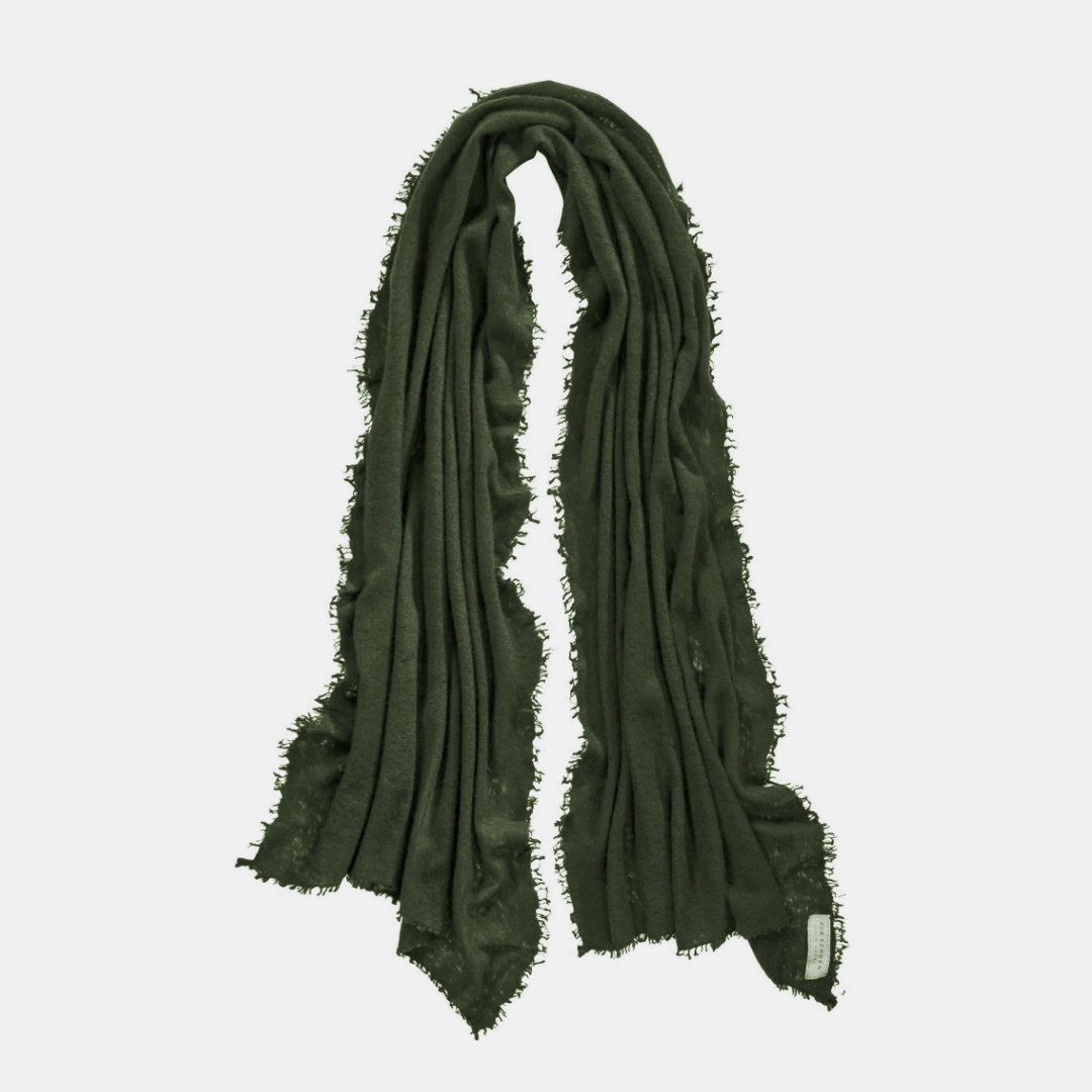pur-schoen-hand-felted-cashmere-soft-scarf-military-green-gift