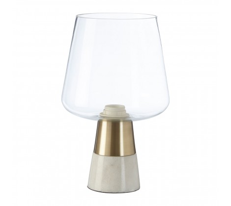 Victoria & Co. Marble And Gold Edison Lamp