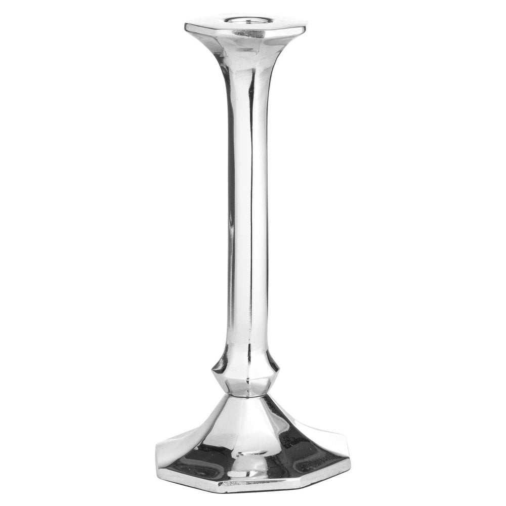 Victoria & Co. Silver Octagonal Candle Stick 