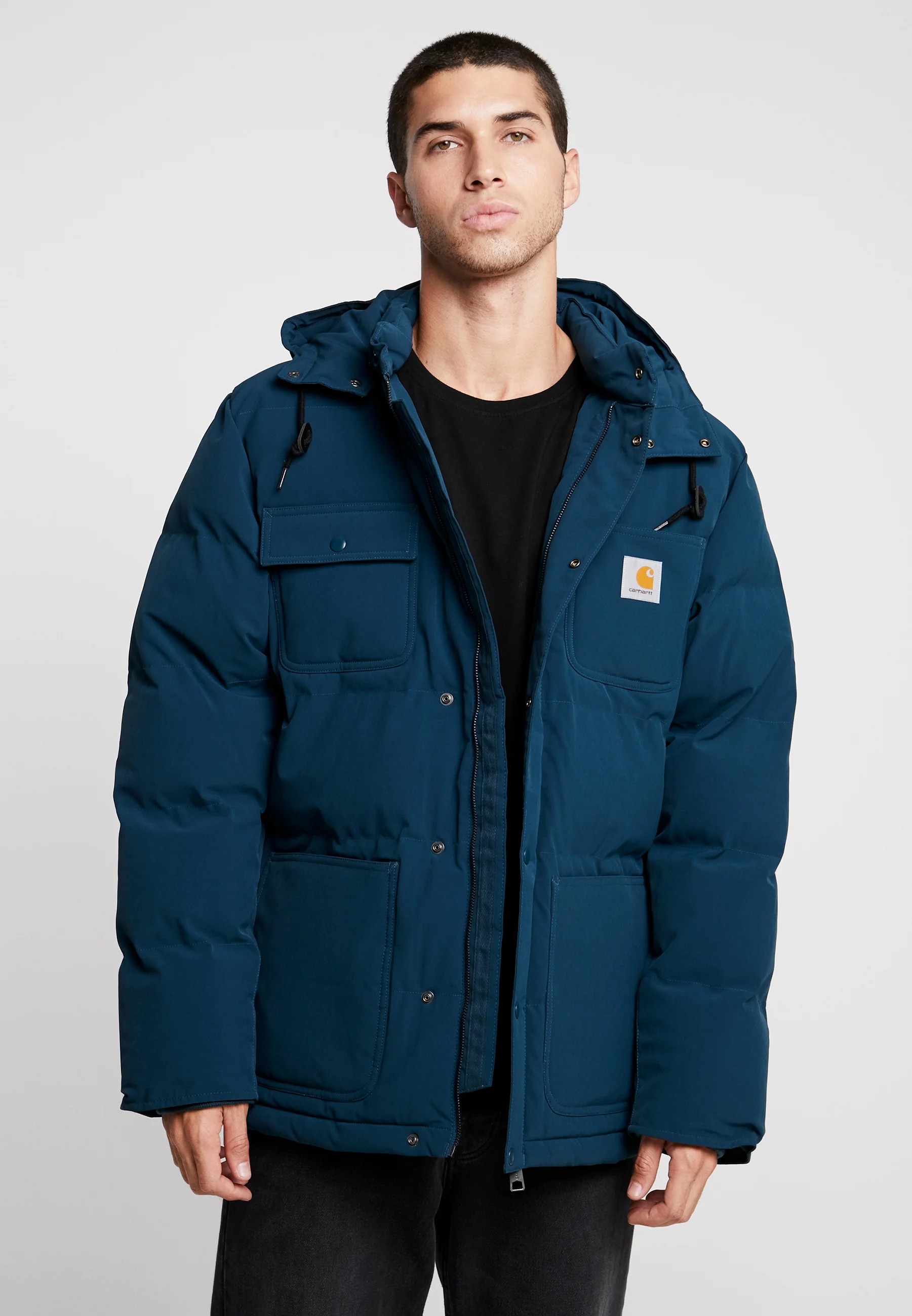 carhartt alpine coat duck blue