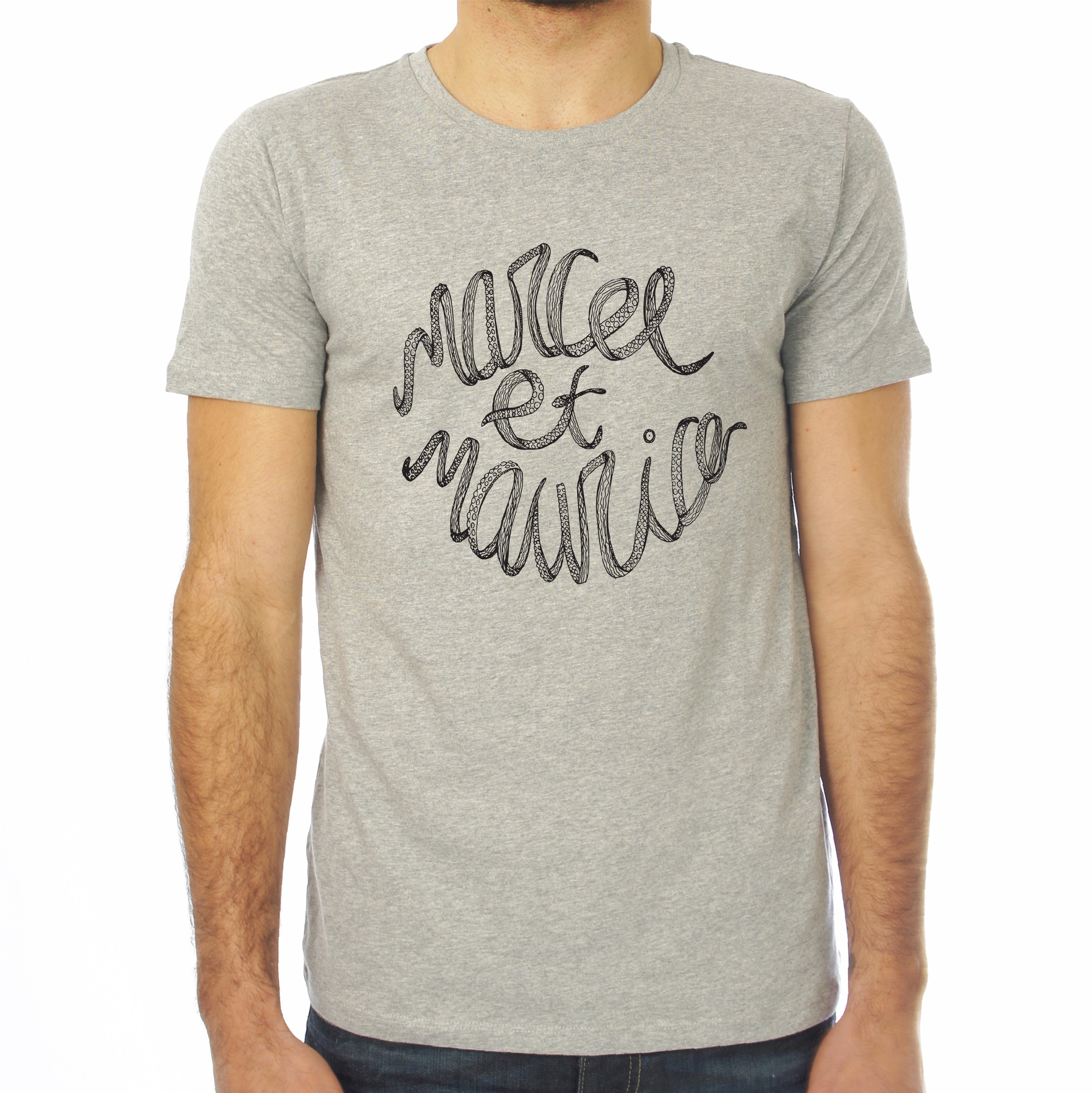 Marcel & Maurice T Shirt Homme Pieuvre Marcel Et Maurice