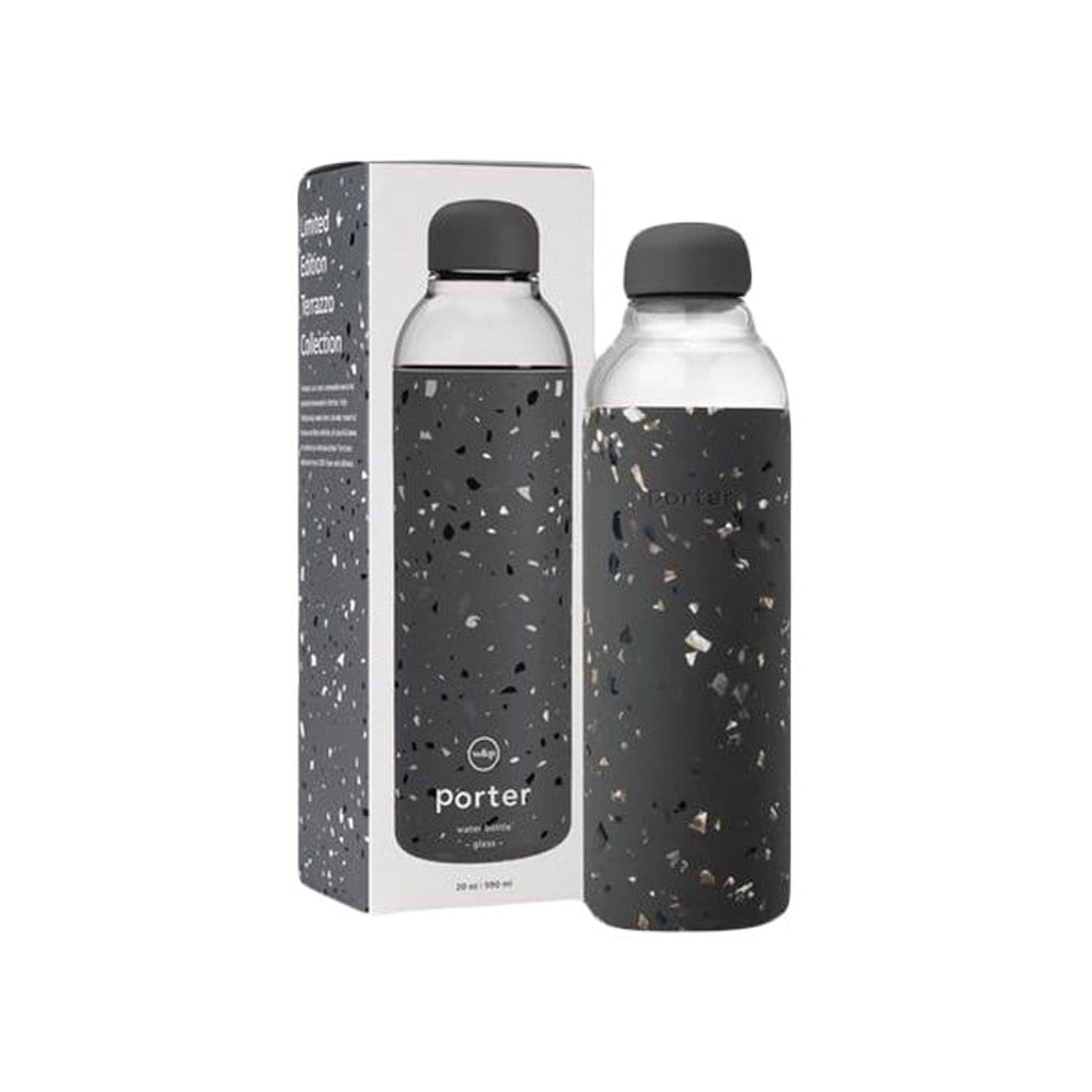 W&P Charcoal Terrazzo Water Bottle