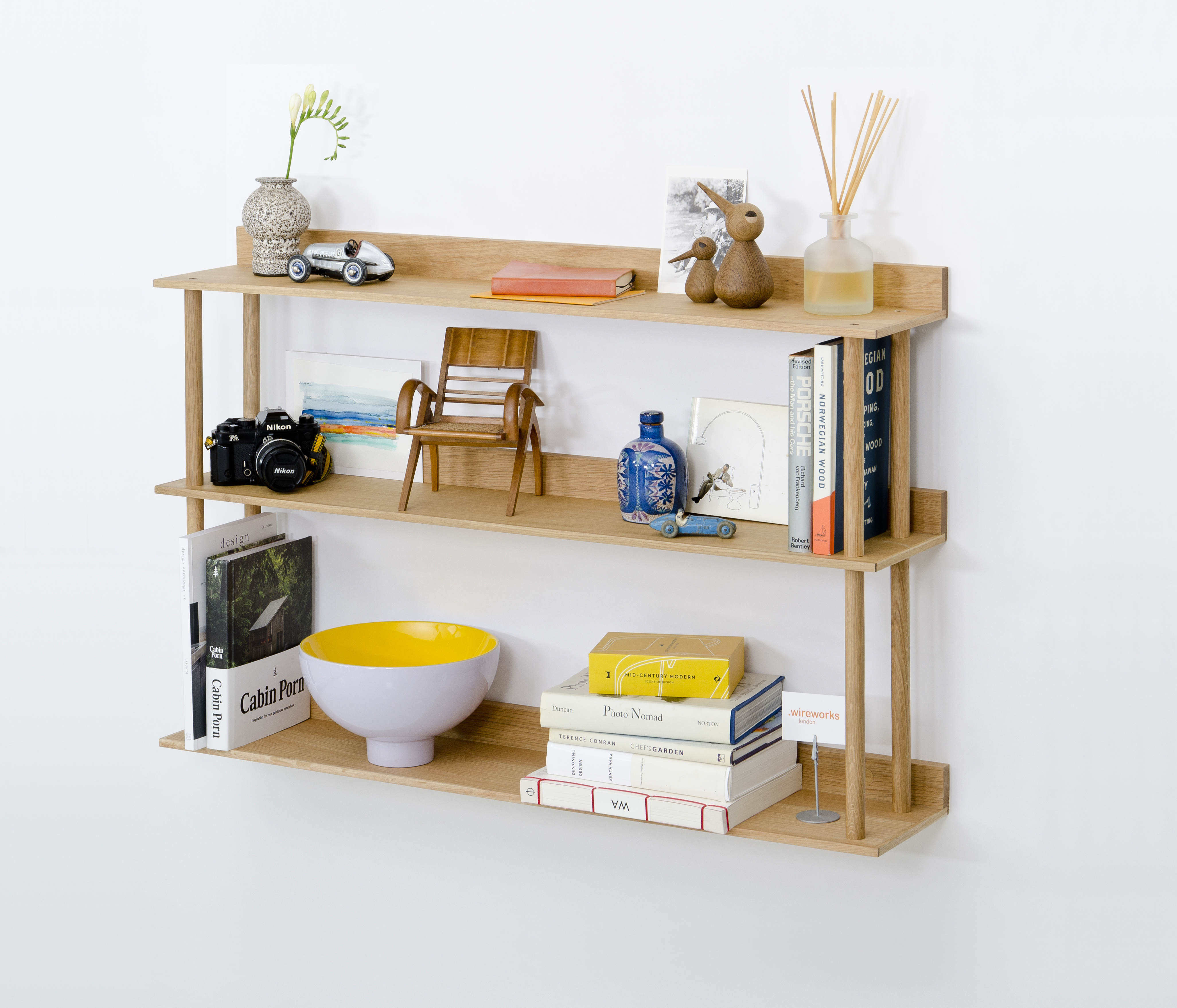 Wireworks - Yoku Multi Shelf - Natural Oak