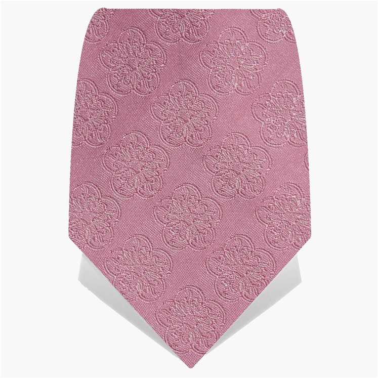 Gresham Blake Baby Pink GB Logo Tie