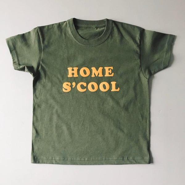 ANNUAL STORE Sample Sale Home Scool™ T Shirt Olive Dandelion