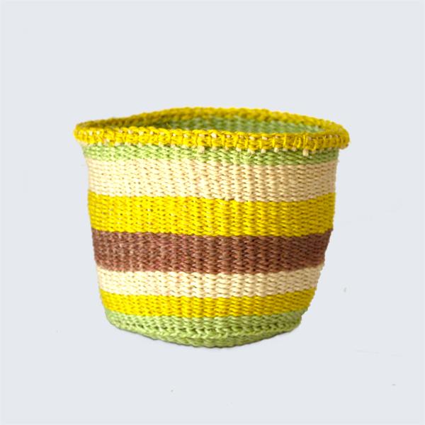 Lemon And Lime No 121 Kenyan Sisal Basket