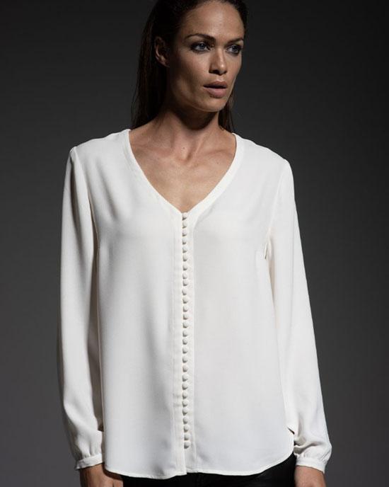 The Shirt Company Sophie Blouse Ivory