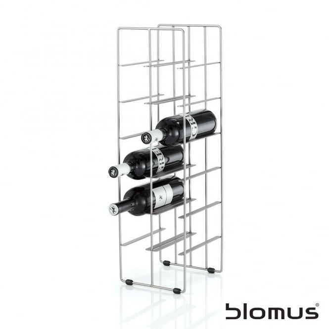 Blomus 12 Bottle Pilare Stainless Steel Wine Rack 