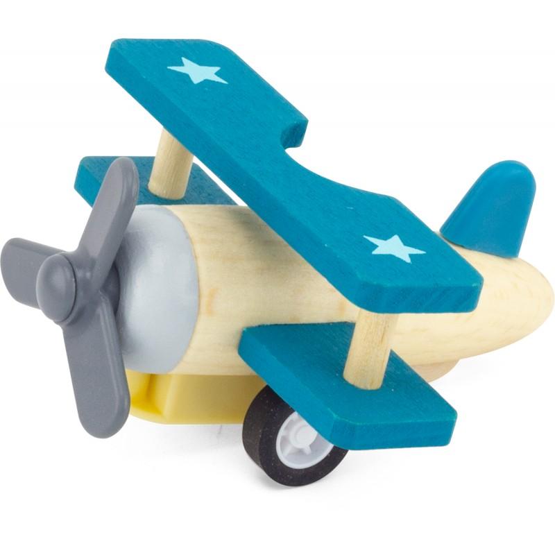 Wooden Airplane With Different Color Breechloaders